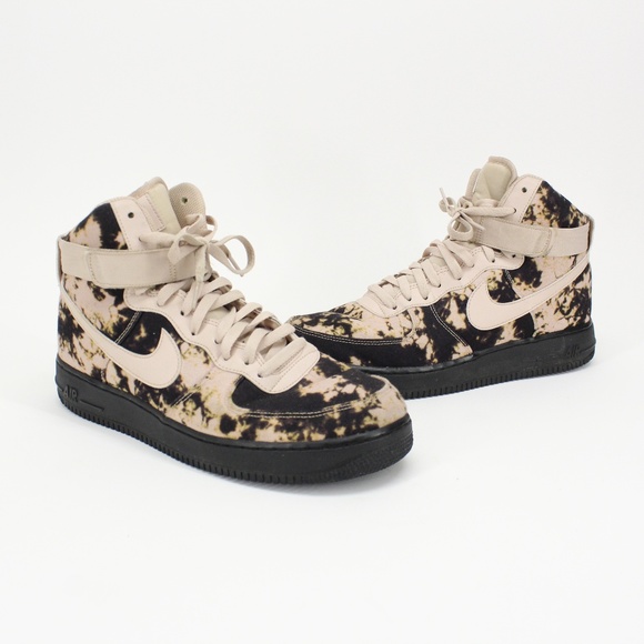 air force 1 high acid wash print